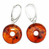 Baltic Amber Earrings - Doughnuts