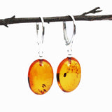 Baltic Amber Earrings - Ovals