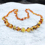 Lemon, Honey and inclusions - Baltic Amber Necklace