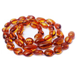Beautiful Olive Baltic Amber Shape Bead Necklaces
