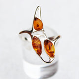 Fancy Baltic Amber Ring Design