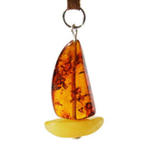 Crafty Baltic Multicolour Amber SHIP Pendant - Charm