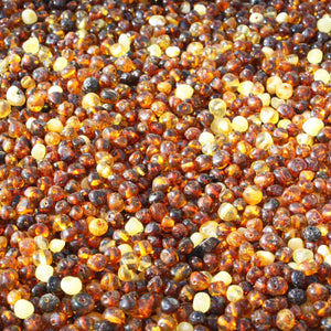 Polished Roundish/Baroque Baltic Amber Beads with holes. (5mm-7mm). Approx. 70 amber beads in each 10 grams. diff. colours, sizes, jewellery