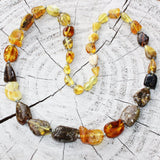 Lemon With Inclusions Baltic Amber Necklace