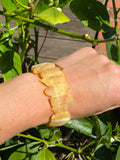 Unpolished Honey Amber Bracelet