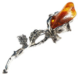 Irresistibly Romantic Hand Crafted Single Flower Brooch