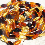 Long Classic Baltic Amber Necklace - Olives