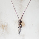 SILVER and DIAMOND PENDANT, sterling silver 925