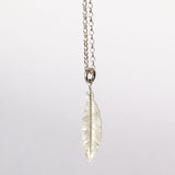 Sterling Silver Charm-Pendant Feather