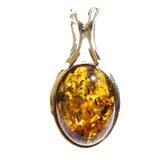 Baltic Amber Pendant - Oval