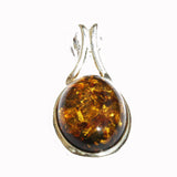 Baltic Amber Pendant - Oval