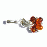 Baltic Amber Pendant - Flower1